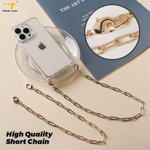 Cadena de Teléfono de Metal de Lujo, Estilo Moderno, Accesorio Cruzado de Tamaño Personalizado con Diseño de Cristal, Estilo Lindo y Molde Privado - Product Image 5