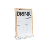 Support de cartes en bois naturel, décoration de table rustique pour mariages, événements professionnels ou usage quotidien sur le bureau