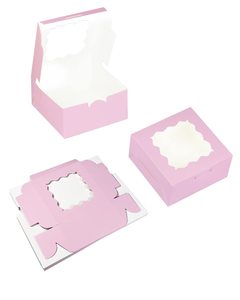 Bán buôn ánh sáng màu tím tông <span class=keywords><strong>Donut</strong></span> Hộp Tùy chỉnh vật liệu tái chế Pastry Bánh hộp màu sắc đẹp Hot Bán giấy - Product Image 3