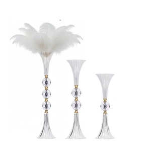 Nuova tavola professionale decorazione di fiori in plastica trasparente vaso a tromba per <span class=keywords><strong>matrimonio</strong></span> <span class=keywords><strong>matrimonio</strong></span> eventi fornitura - Product Image 5