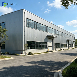 Edificio de taller prefabricado para logística, con protección para ropa, certificado para productos químicos, con grúa integrada, para la industria textil y soldadura. - Product Image 1