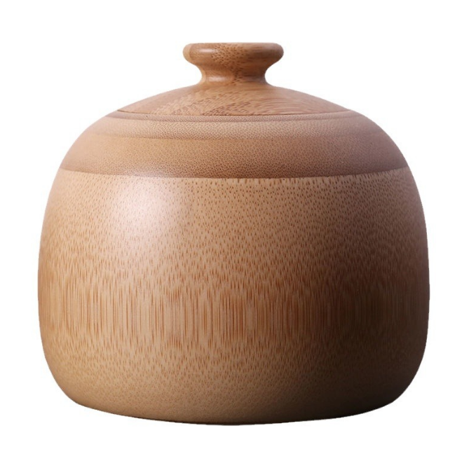 HG-BU30 Bamboo Pet Urn - Eco-Friendly Cremation Casket for Small Animals