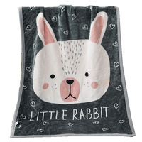Couverture en flanelle polaire pour enfants, super douce, mignonne, à motif d'animaux de dessin animé, 100% polyester, légère, couverture personnalisée avec imprimé dinosaure, couverture chaude