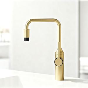 Thép không gỉ sang trọng vòi nước lưu vực <span class=keywords><strong>Mixer</strong></span> Vàng tap thiết kế hiện đại <span class=keywords><strong>Mixer</strong></span> tap cho phòng tắm và khách sạn - Product Image 3