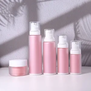 Garrafa de loção vazia para parede dupla, conjunto de cosméticos de plástico para animais de estimação 30g 50g 30ml 50ml 100ml 120ml