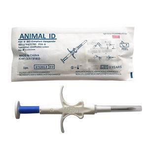 JT-A002 RFID 태그 마이크로 칩 추적 태그 주사 가능한 134.2khz 2.12*2mm 일회용 바늘로 이식 - Product Image 1