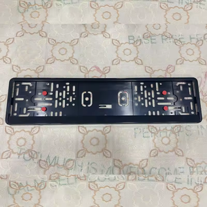 Euro tiêu chuẩn đen nhựa giấy phép tấm khung số tấm chủ - Product Image 2