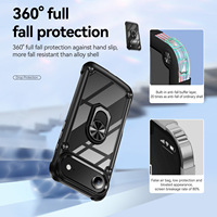 Anneau Béquille Téléphone étui pour iphone 17Air 16E 16 15 14 13 12 11 Promax XS XR 8 7 Plus Quatre Coins Couverture De Protection Complète