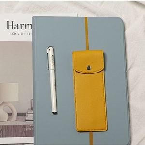 Porte-stylo élastique coloré pour carnet, porte-stylo en cuir PU, étui élégant pour stylo, pochette pour carnets à couverture rigide - Product Image 4