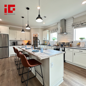 Tùy Chỉnh Chất Lượng Cao Sang Trọng Hiện Đại Nhà Ở Nhà Khung Nhà Cấu Trúc Đúc Sẵn Đo Ánh Sáng Prefab Thép Biệt Thự - Product Image 3