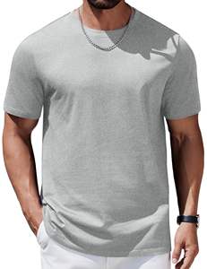 T-shirt à double couture en coton épais pour hommes T-shirt à col rond en coton 100% de qualité supérieure - Product Image 5