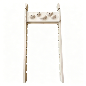 <span class=keywords><strong>Barre</strong></span> de traction réglable en bois pour cadre de <span class=keywords><strong>porte</strong></span> avec planche d'escalade multifonctionnelle sans vis pour entraînement - Product Image 1