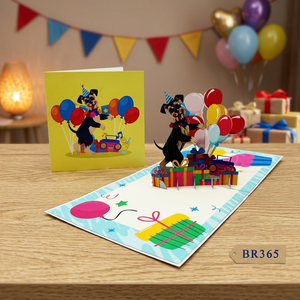 Carte d'anniversaire personnalisée avec fleurs, faite à la main, carte pop-up 3D, impression offset, artisanat du papier vietnamien, Saint-Valentin, fête des mères - Product Image 4