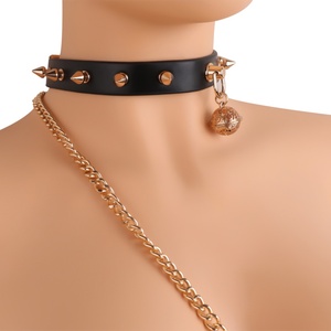 ที่หนีบหัวนมสแตนเลส QKKQ 304 พร้อมปลอกคอและสายรัด BDSM ที่หนีบหัวนมกระตุ้นจุดซ่อนเร้น ที่หนีบหน้าอก ชุดอุปกรณ์พันธนาการ ของเล่นทางเพศ - Product Image 4