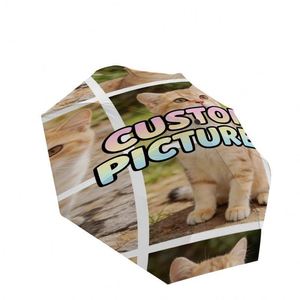 1 Parapluie pliant personnalisé avec collage photo de chat, sans MOQ, cadeau personnalisé avec photo d'animal de compagnie, commande unique - Product Image 3