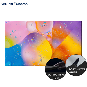 Pantalla de Proyección Nueva Marca Wupro Alr de Tela Suave de 120 Pulgadas, Blanca Mate, UHD con Ganancia Mejorada, Marco Fijo para el Hogar, Projetor Gallery-Soft M - Product Image 1
