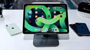 Tablet PC Profesional <span class=keywords><strong>iPad</strong></span> Air 5 de 10.9 Pulgadas, Grado A+, Usada, 2022, con 64GB/256GB, Wi-Fi, Desbloqueada, <span class=keywords><strong>Segunda</strong></span> <span class=keywords><strong>Mano</strong></span>, Original - Product Image 3