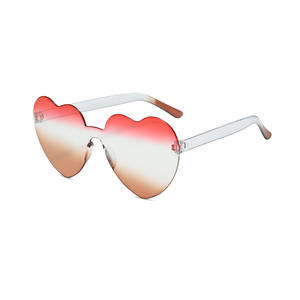 女性用UV400光学勾配レンズパーティーミラー<span class=keywords><strong>2025</strong></span>新ファッショナブルフレームレスPC素材グラデーションサングラス - Product Image 5