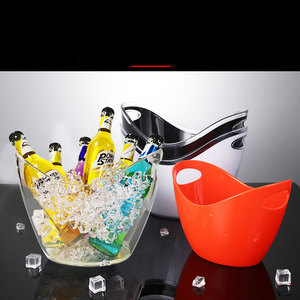 2023 8L cấp thực phẩm giá rẻ nhựa đầy màu sắc tùy chỉnh thương hiệu Champagne bia Xô đá - Product Image 6