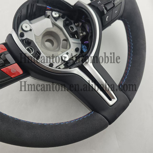 Volante in Alcantara Rosso M1M2 per BMW <span class=keywords><strong>Serie</strong></span> 3 e <span class=keywords><strong>Serie</strong></span> 5 F10 F20 F30 F90 F01 F02, il Più Popolare - Product Image 2