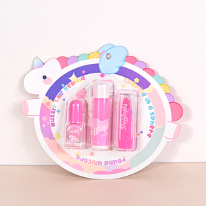 Kit de <span class=keywords><strong>Maquillaje</strong></span> Hipoalergénico de Plástico <span class=keywords><strong>para</strong></span> <span class=keywords><strong>Niñas</strong></span> Pequeñas con Lápiz Labial, Esmalte de Uñas y <span class=keywords><strong>para</strong></span> Fiestas - Product Image 1