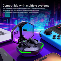 Écouteurs de jeu à design exclusif, transducteur 13 mm, 45H, Traduction IA, AB5756T V6.0, TWS, Affichage numérique sans fil, IPX4, pour Gaming, Voyage et Sport