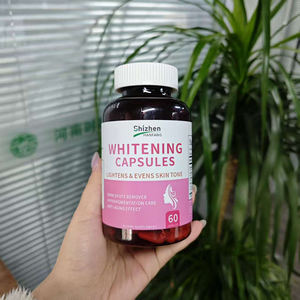 Cápsulas Clareadoras para Remover Manchas Escuras e Uniformizar o Tom da Pele, Pílulas de Glutationa, Cápsulas de Vitamina C, Pílulas Gluta White para Brilho da Pele - Product Image 2