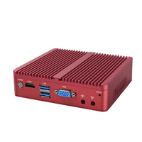 BKHD Red 4 NIC Gigabit Network Appliance G30 Intel J1900 Quad Core Firewall VPN Server MINI PC Pfsense OPNsense Wins10