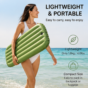 Inflatable TPU Surf <b>Mat</b>, Lightweight Floating Surf <b>Board</b> for Beach, Lake & Ocean, Portable Water Float with Custom Logo - Product Image 2