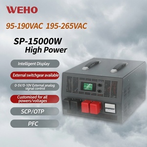 SP Series 15000W แหล่งจ่ายไฟกระแสตรง64V 187.5A สำหรับแบตเตอรี่ LiFePO4ขี่จักรยานอุ<span class=keywords><strong>ป</strong></span>กรณ์ทดสอบอายุระดับอุตสาหกรรม - Product Image 1