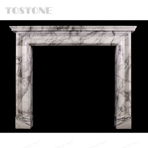 Tostone Factory Direct White Marble <strong>Fireplace</strong> Minimalist Narrow Edge Wall-mounted for <strong>Small</strong> Bedroom Indoor <strong>Fireplace</strong> - Product Image 4