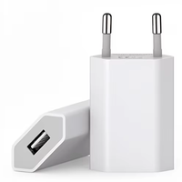 Cargadores de Teléfono Originales de Fábrica para la UE, Cargador Portátil Mini de 5W, Adaptador de Corriente USB de Pared de 5V 1A, OTP OVP para Teléfonos, Mayor Calidad