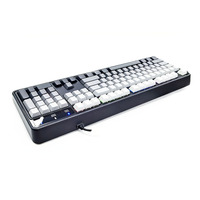 Clavier de jeu mécanique filaire USB de haute qualité à 104 touches, taille standard, rétroéclairage RVB 3.0, clavier ergonomique