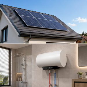Chauffe-eau <span class=keywords><strong>solaire</strong></span> 50L / 60L / 80L avec réservoir résistant à la corrosion pour toute la maison et usage commercial - Product Image 1