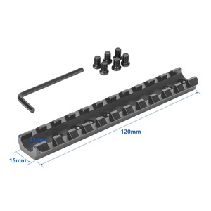 Adaptateur de base de montage étanche haute pression en alliage d'aluminium durable de 20 mm, convertisseur de rehausseur à 3 fentes pour lunette, grossisseur de point rouge, extérieur - Product Image 3