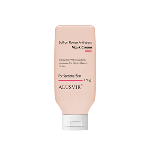 Etiqueta privada Limpieza profunda Flor de azafrán Anti estrés Cuidado de la piel sensible Calmar apretar los poros Purificación Máscara de barro de Arcilla rosa - Product Image 1