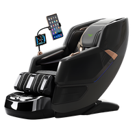 Fauteuil de massage à compression d'air VD 2D/3D pour la maison/le bureau, avec piste extra-longue, zéro gravité, massage complet du corps et massage des pieds VD-A041