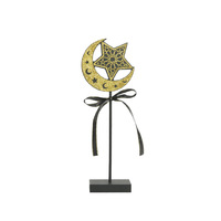 Décorations de table personnalisées Zhifan pour le Nouvel An de l'Aïd Moubarak, ensemble en panneaux de densité, décoration rustique islamique pour plateau à étages