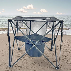 Nhà máy cung cấp trực tiếp tùy chỉnh di động cắm trại bãi biển ghế đôi lưu trữ ngoài trời bàn ghế bán buôn - Product Image 3