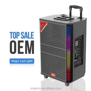 Jqs917 Jqs918 OEM Loa 12 15 Inch Woofer Siêu Bass Disco Loa Siêu Trầm <span class=keywords><strong>LED</strong></span> Ánh Sáng Bánh Loa Với Không Dây Mic - Product Image 4