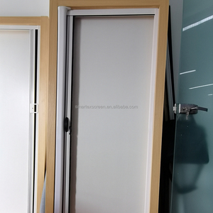 Thiết Kế Hiện Đại Có Thể Thu Vào Màn Hình Muỗi <span class=keywords><strong>Net</strong></span> Roll-up PVC Hồ Sơ Sử Dụng Thương Mại Gấp Cửa Trượt Với Roll-up Cửa - Product Image 4