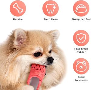 <span class=keywords><strong>Jouet</strong></span> à mâcher pour chien en caoutchouc non toxique en forme de sabot, couineur, pour petites/moyennes races - <span class=keywords><strong>Jouet</strong></span> <span class=keywords><strong>interactif</strong></span> pour la dentition, durable et résistant aux morsures - Product Image 5