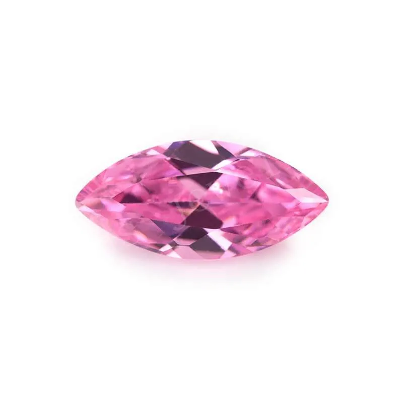 Vendita calda di colore rosa marquise cut AAA cubic zirconia della pietra preziosa della cz di pietra con il prezzo all'ingrosso