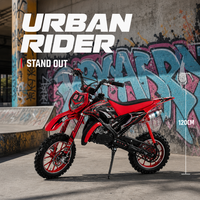 Mini-motos tout-terrain Yaztor Red 49cc à essence, 2 temps, livraison rapide depuis l'entrepôt américain, moto tout-terrain pour enfants
