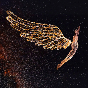 Outdoor Waterproof 2D 3D Large Angel Motif <b>Light</b> Street Pole Christmas Landscape Decorative Lighting - Product Image 1