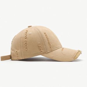 Casquette de baseball sportive en denim de coton délavé et vieilli, style coréen polyvalent, pour femme, homme et couple, idéale pour l'extérieur et les loisirs en toutes saisons - Product Image 2