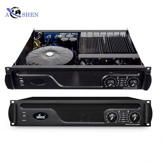 Factory Sale X7000 2x2000W 2ohm Multi Audio Power Amplifier Input Connection Socket Professional Digital Amplifier for Stage