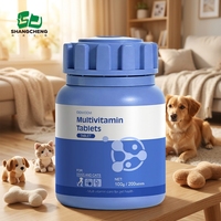 Comprimés multivitaminés pour chats et chiens, soutien immunitaire, santé digestive et soulagement des allergies saisonnières avec huile de poisson et vitamines D3/B2/B6