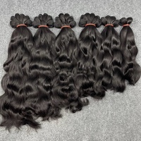Lots de Cheveux Naturels Noirs Bruts du Cambodge 100% Cheveux Humains, Cheveux Humains Vietnamiens à Cuticules Alignées, Lots de Cheveux Bouclés Bruts Indiens