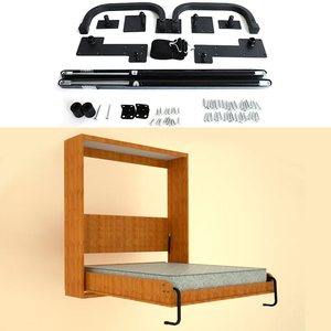Kit de Herrajes y Resortes para <span class=keywords><strong>Cama</strong></span> Abatible Murphy Horizontal Giratoria Roomtec, Tamaño Queen o King con <span class=keywords><strong>Sofá</strong></span>, para Armar Usted Mismo (DIY), Venta al Por Mayor - Product Image 1